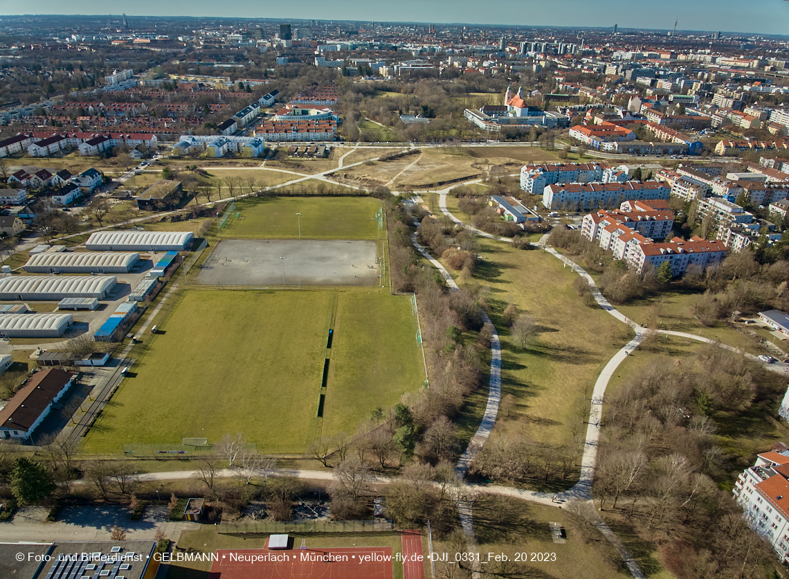 20.02.2023 -  der verschwundene Hachinger Bach in Neuperlach und Berg am Laim